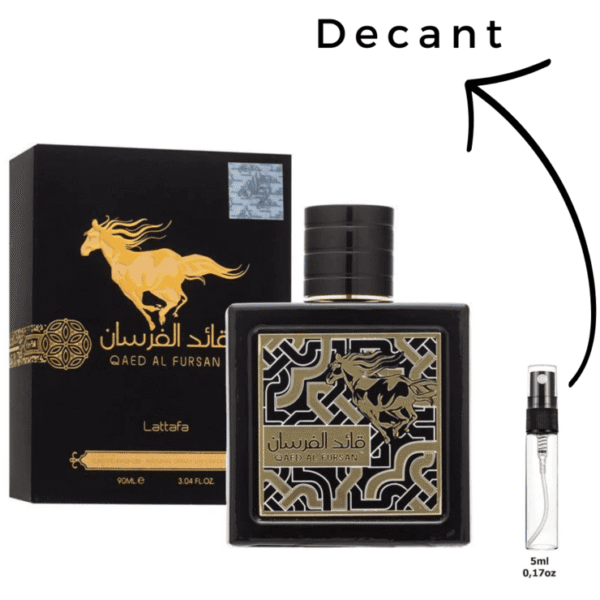 Decant Lattafa Qaed Al Fursan