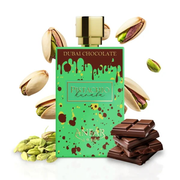 Anfar Dubai Chocolate Pistachio Kunafa EDP Unissex 80ml - Imagen 2